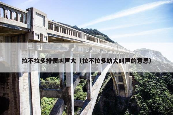 拉不拉多排便叫声大（拉不拉多幼犬叫声的意思）