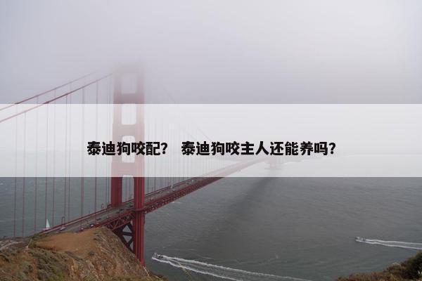 泰迪狗咬配？ 泰迪狗咬主人还能养吗？