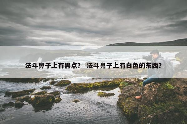 法斗鼻子上有黑点？ 法斗鼻子上有白色的东西？