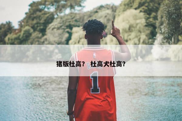 猪版杜高？ 杜高犬杜高？