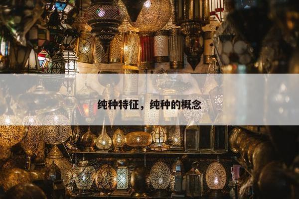 纯种特征，纯种的概念