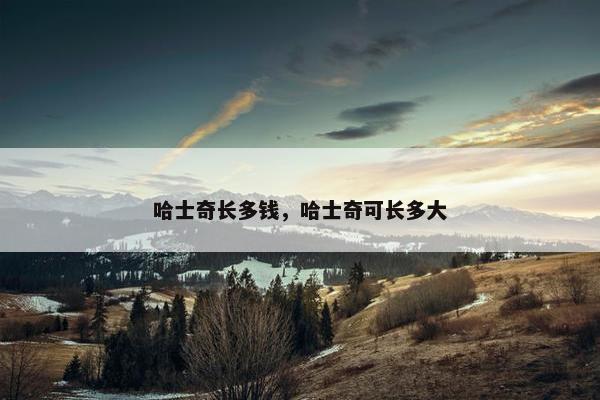 哈士奇长多钱，哈士奇可长多大