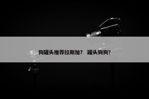 狗罐头推荐拉斯加？ 罐头狗狗？