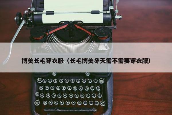 博美长毛穿衣服（长毛博美冬天需不需要穿衣服）