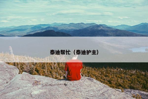 泰迪帮忙（泰迪护主）