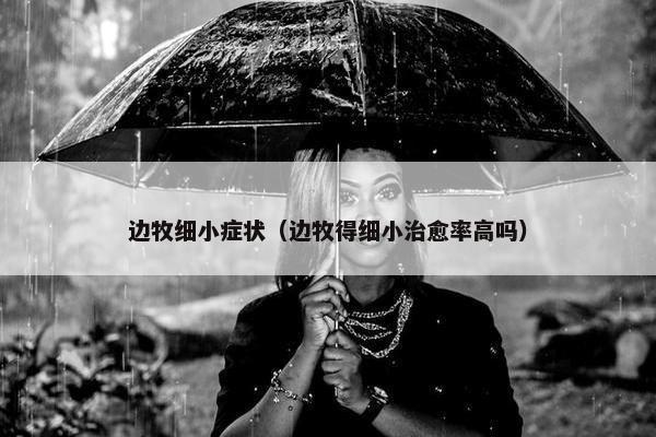 边牧细小症状（边牧得细小治愈率高吗）