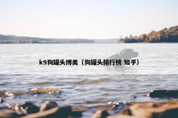 k9狗罐头博美（狗罐头排行榜 知乎）