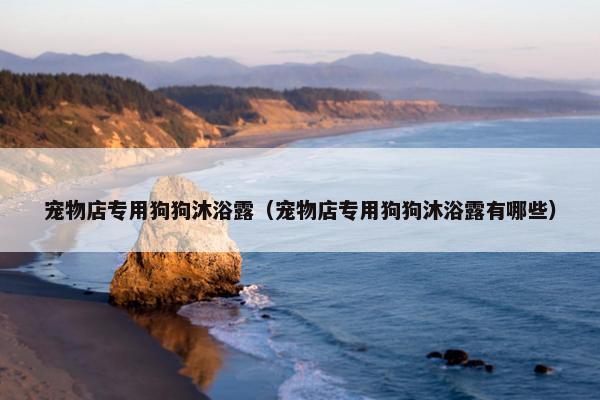 宠物店专用狗狗沐浴露（宠物店专用狗狗沐浴露有哪些）