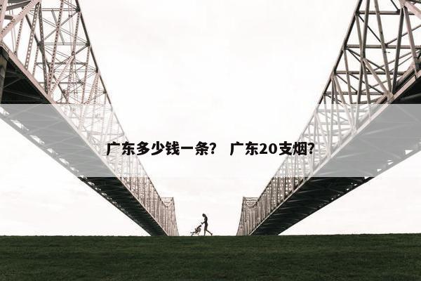 广东多少钱一条？ 广东20支烟？