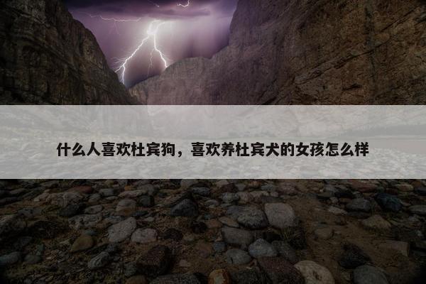 什么人喜欢杜宾狗，喜欢养杜宾犬的女孩怎么样