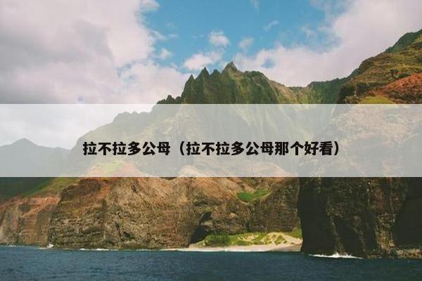 拉不拉多公母（拉不拉多公母那个好看）