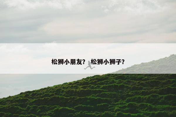 松狮小朋友？ 松狮小狮子？