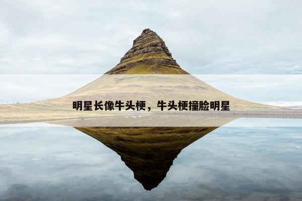 明星长像牛头梗，牛头梗撞脸明星