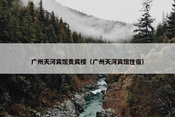 广州天河宾馆贵宾楼（广州天河宾馆住宿）