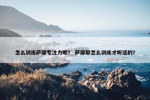 怎么训练萨摩专注力呢？ 萨摩耶怎么训练才听话的？