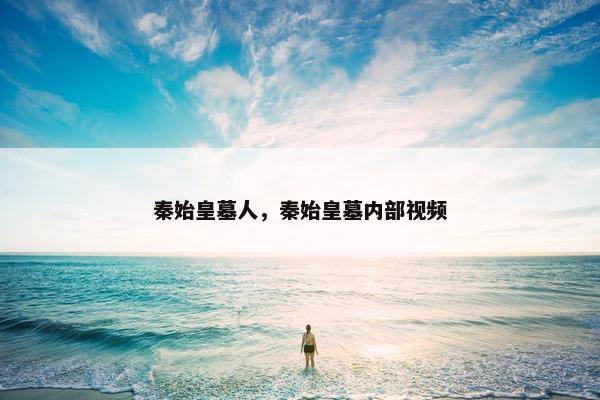 秦始皇墓人，秦始皇墓内部视频