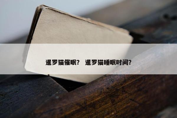 暹罗猫催眠？ 暹罗猫睡眠时间？