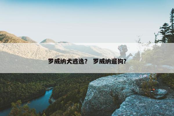 罗威纳犬逃逸？ 罗威纳遛狗？