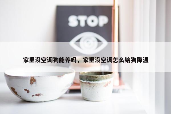 家里没空调狗能养吗，家里没空调怎么给狗降温