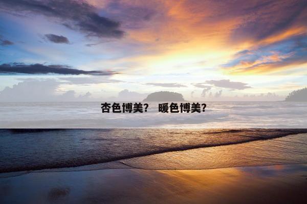 杏色博美？ 暖色博美？