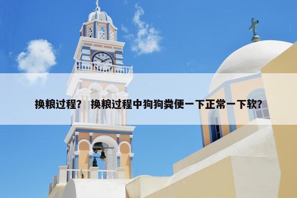 换粮过程？ 换粮过程中狗狗粪便一下正常一下软？