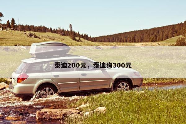 泰迪200元，泰迪狗300元