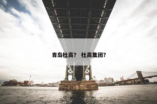 青岛杜高？ 杜高集团？