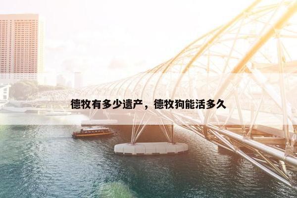 德牧有多少遗产，德牧狗能活多久