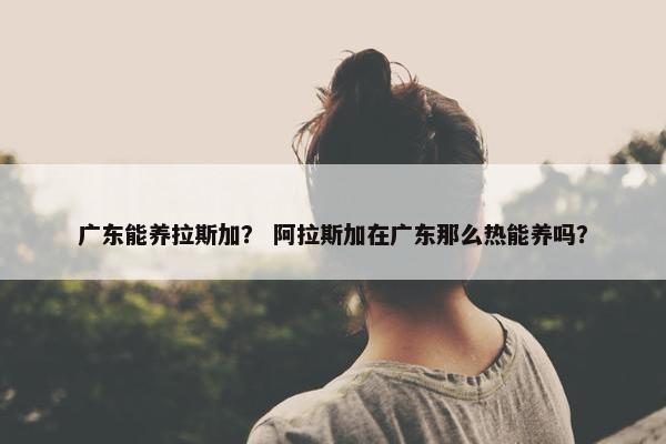 广东能养拉斯加？ 阿拉斯加在广东那么热能养吗？